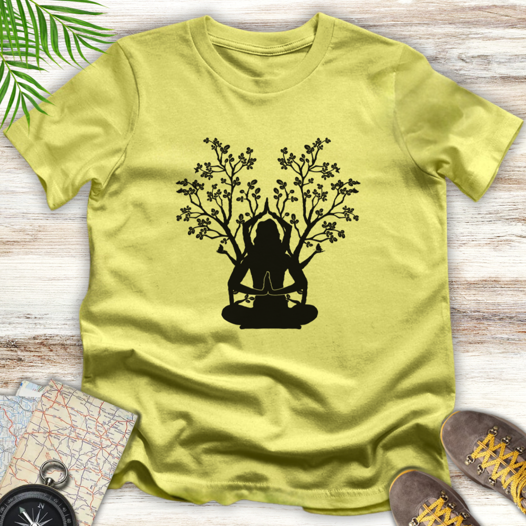 Meditation Tree Girl T-Shirt