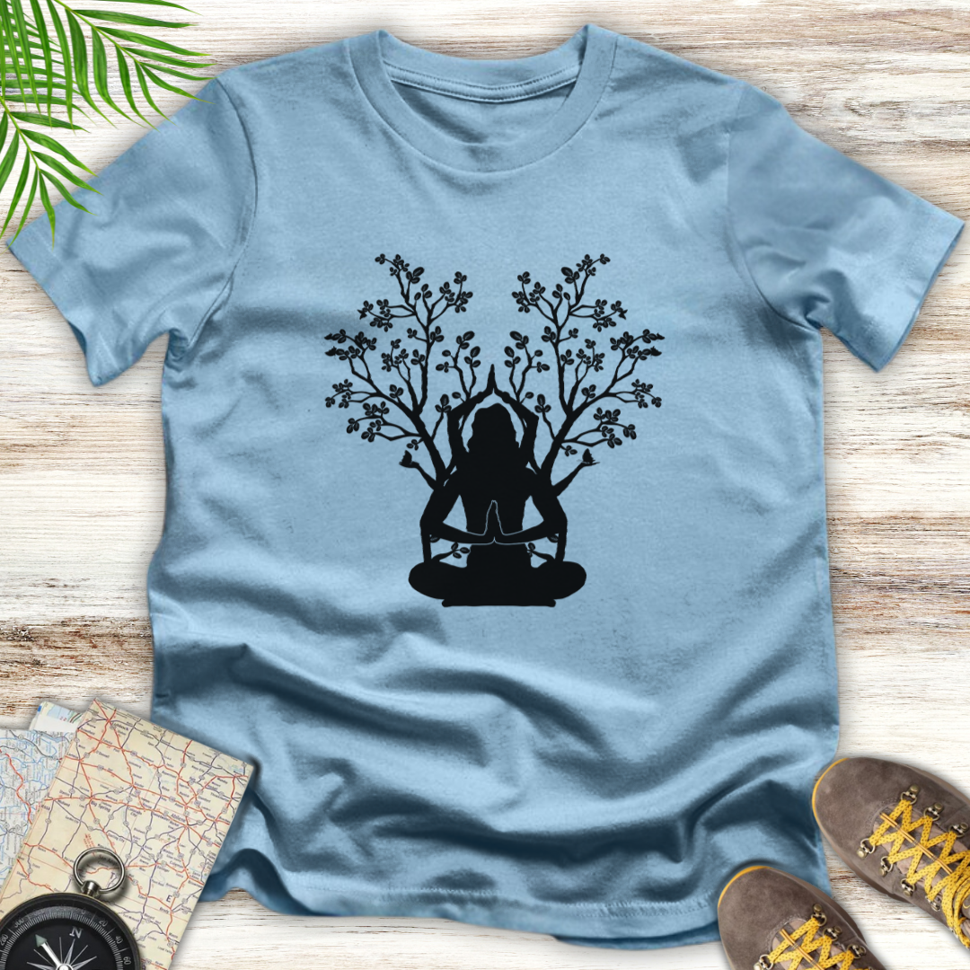 Meditation Tree Girl T-Shirt