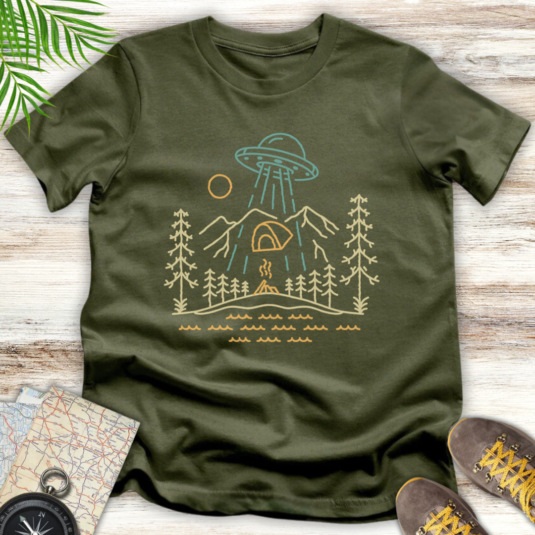 UFO Camping T-Shirt