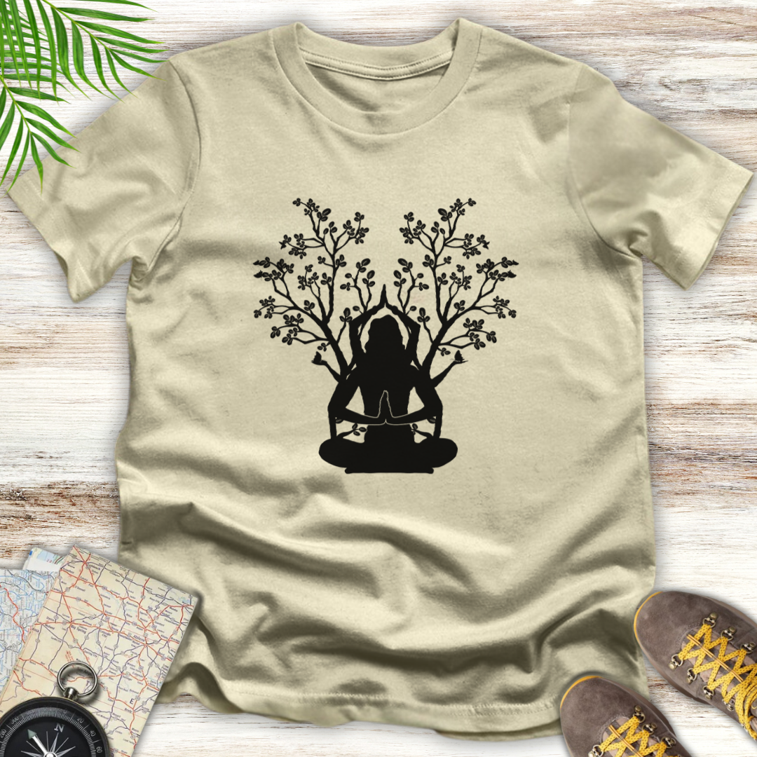 Meditation Tree Girl T-Shirt