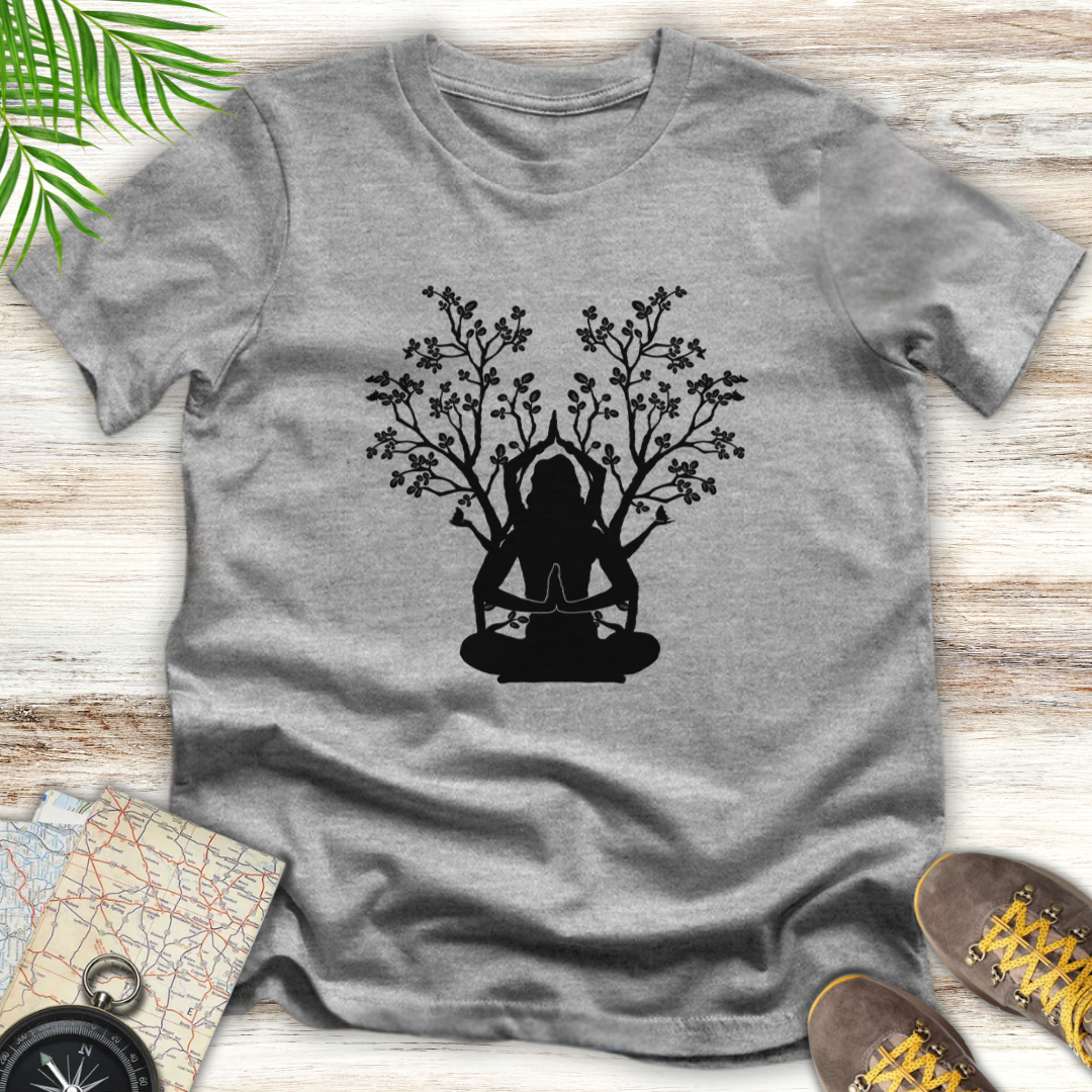 Meditation Tree Girl T-Shirt