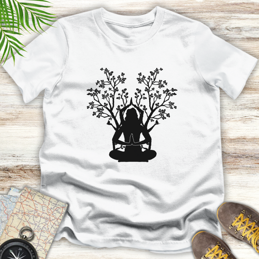 Meditation Tree Girl T-Shirt